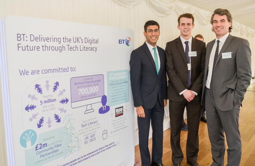 Rishi Sunak and Tom McMahon