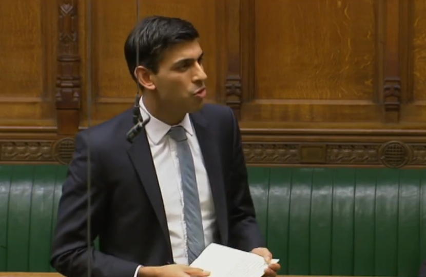 Rishi Sunak in the Commons