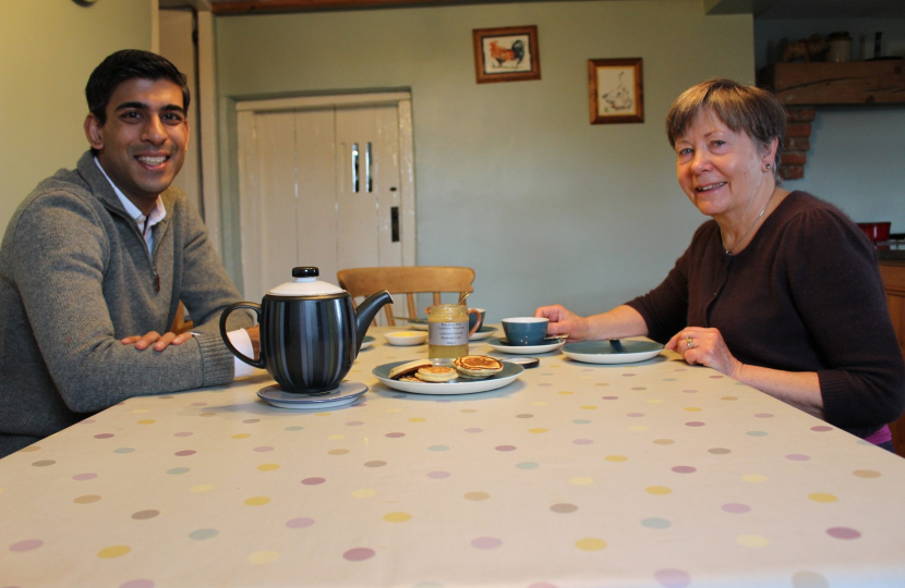 Rishi Sunak at Lovesome Hill B&B