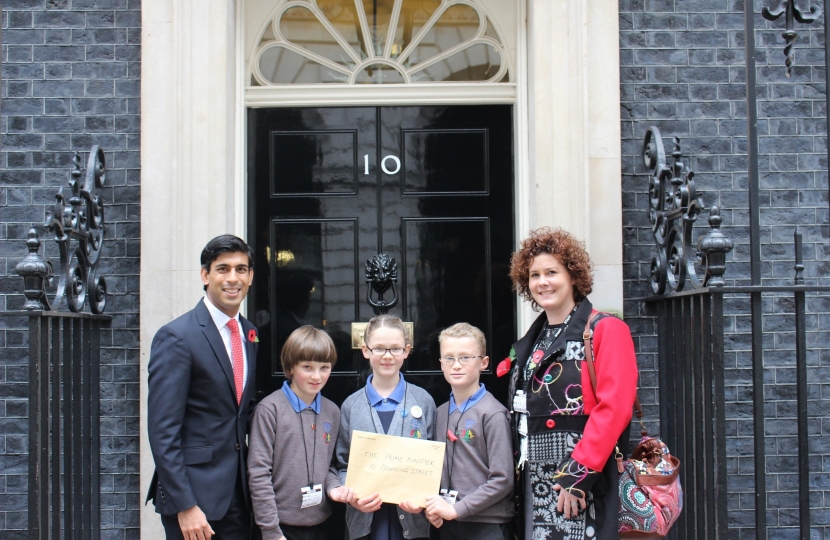 Rishi Sunak in Downing Street