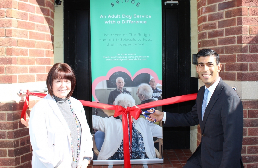 Rishi Sunak at The Bridge, Catterick Garrison