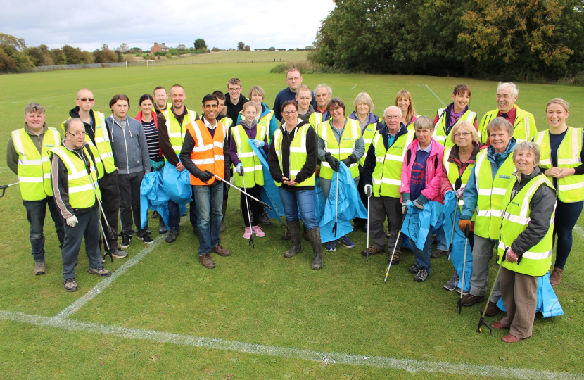 Rishi Sunak with the Wombles of Hambleton