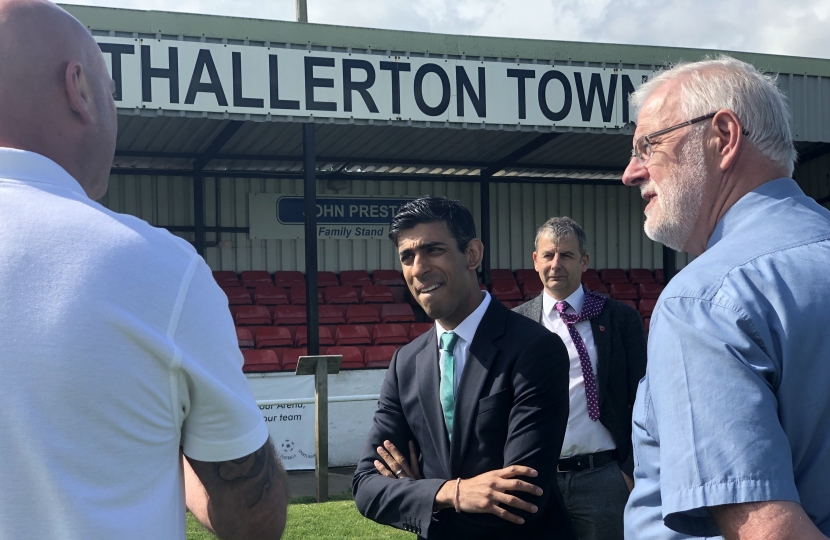 Rishi Sunak at Northallerton Town