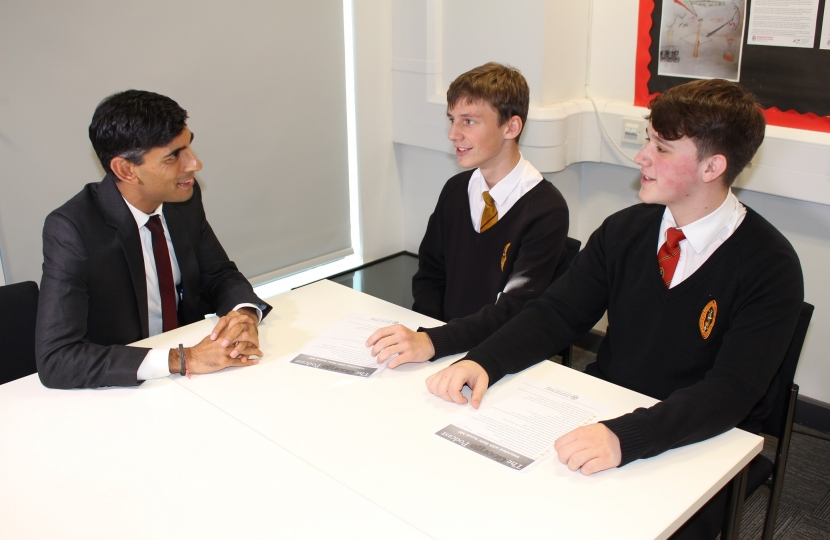 Rishi Sunak interviewed by the Two Georges