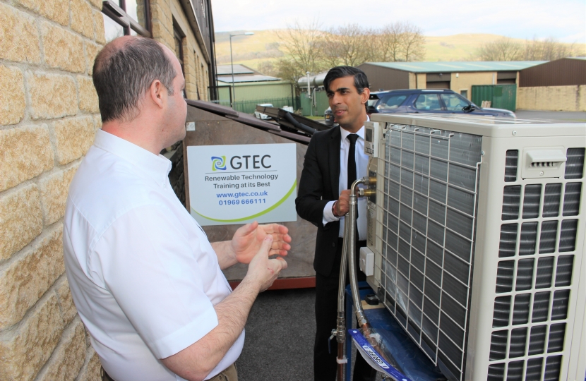 Rishi Sunak at GTEC Hawes