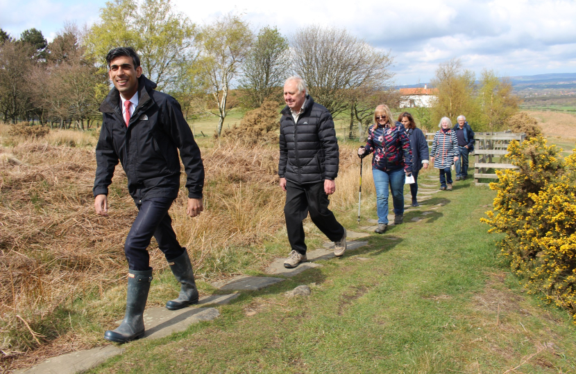 Rishi Sunak on the Kirby Bank Trod