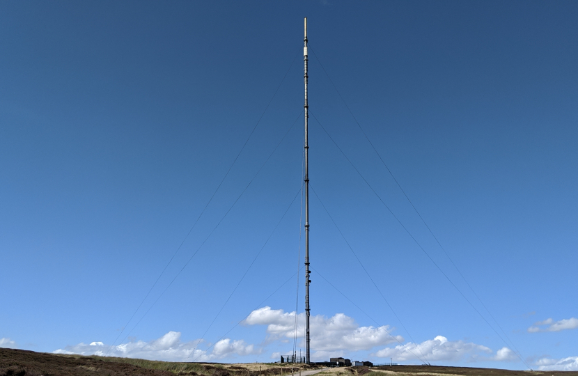 Bilsdale TV mast