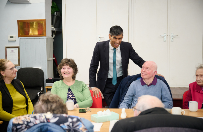 Rishi with attendees