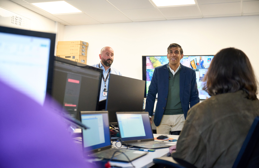 Rishi with Richard at CACI Digital Forensics