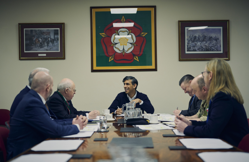 Rishi Sunak at Catterick Garrison