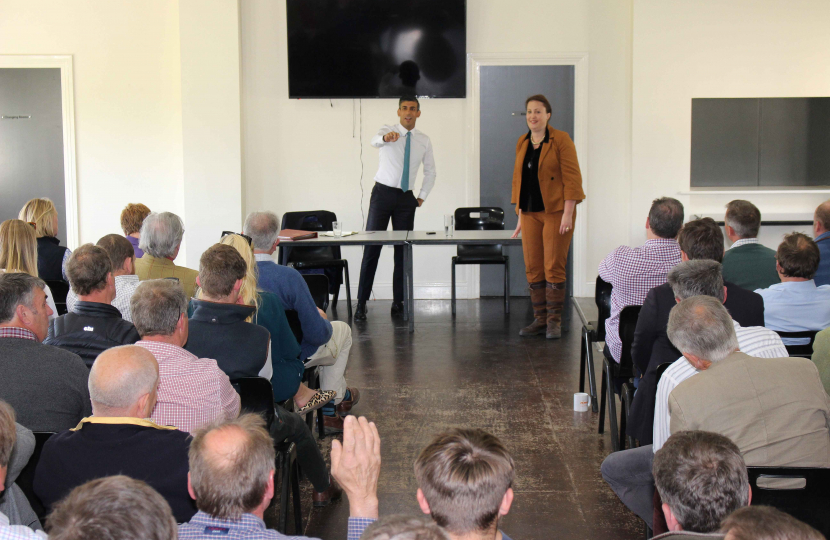 Rishi Sunak chairs Q&A with Farming Minister Victoria Pentis