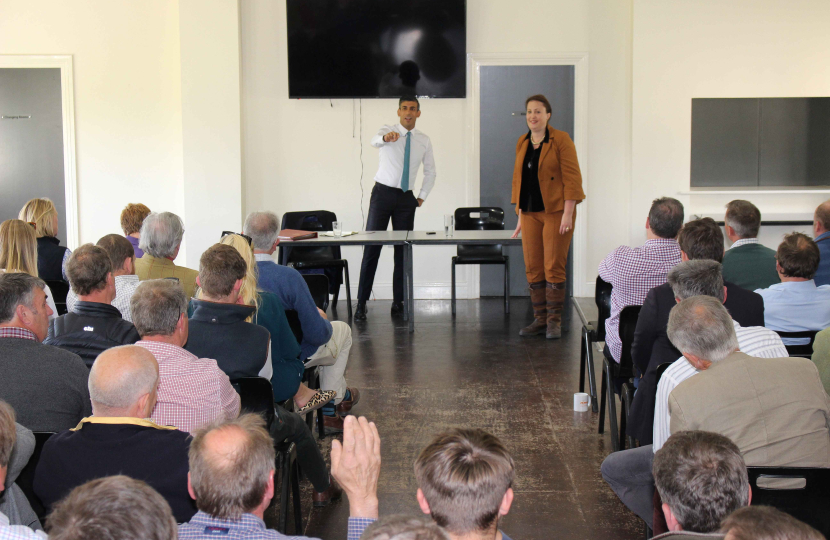 Rishi Sunak chairs Q&A with Farming Minister Victoria Pentis