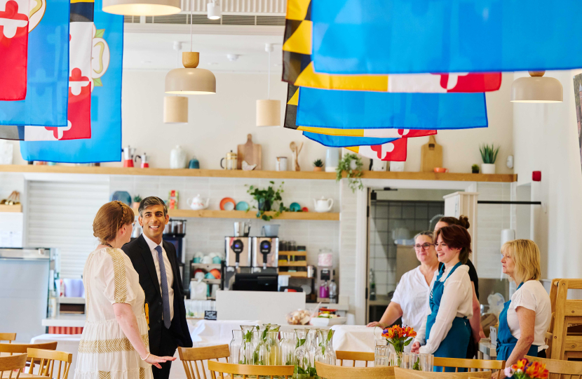 Rishi Sunak at Kiplin Hall