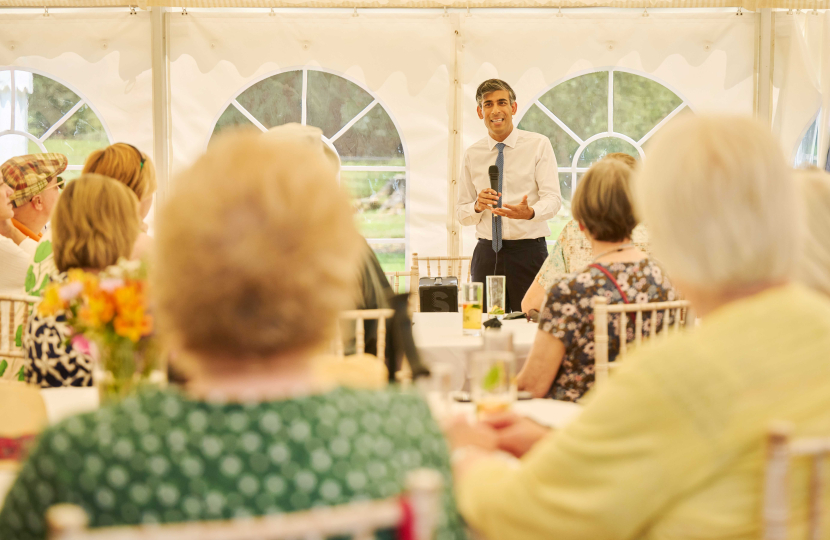 Rishi Sunak at Kiplin Hall