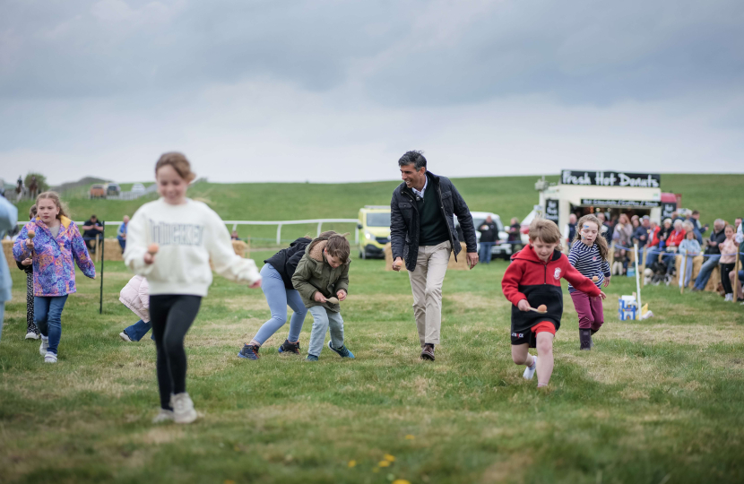 Rishi Sunak at Middleham Open Day