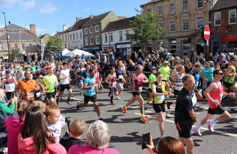 Rishi Sunak at the Northallerton 10K