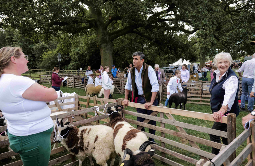 Rishi Sunak at Osmotherley Show