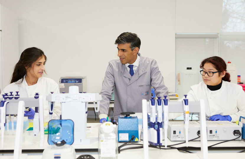 Rishi Sunak at Oxford Biodynamics