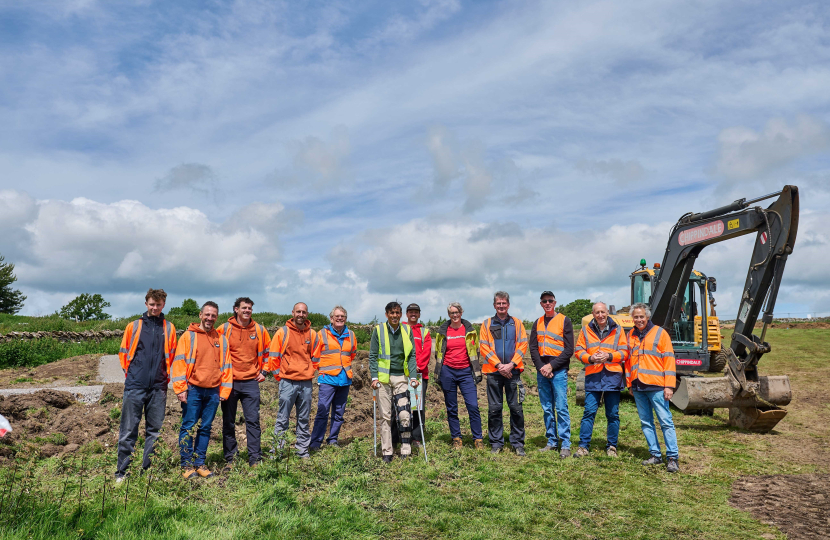 Rishi Sunak at Richmond Bike Park site