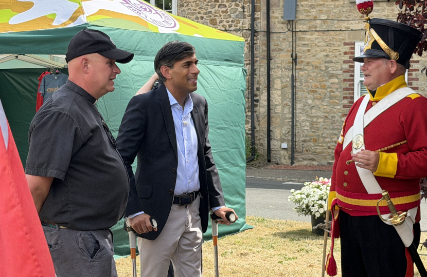 Rishi at Catterick and Tunstall Village Fete