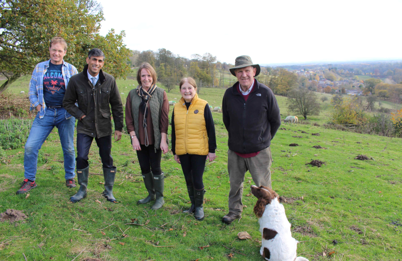 Rishi Sunak at Westfields Richmondshire Landscape Trust