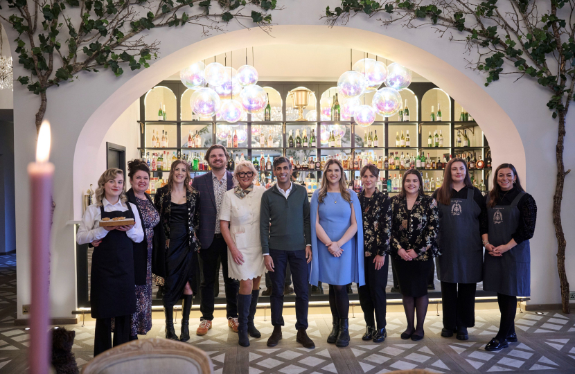 Rishi Sunak at Solberge Hall