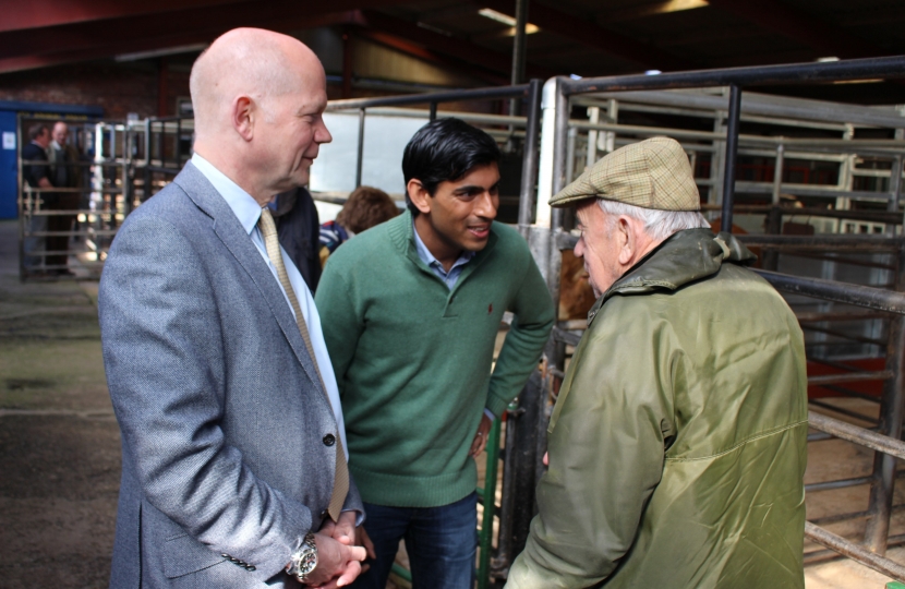 Rishi Sunak and William Hague