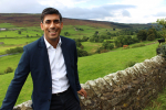 Rishi Sunak in Swaledale