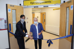 Rishi Sunak and Doreen Eaton open Friarage eye unit 