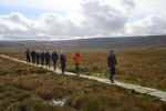 Rishi Sunak Coast to Coast Walk White Mossy Hill