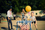 Rishi Sunak with Marwood Church of England Primary School Pupils