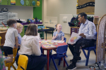 Rishi Sunak at Michael Syddall Primary School Catterick Village