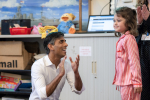 Rishi Sunak with Rosie