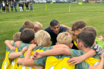 Rishi with Brompton AFC Juniors
