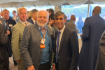 Rishi with Peter at the Prostate Cancer Research Reception in the House of Commons