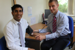 Rishi Sunak and Dr Mike Brookes