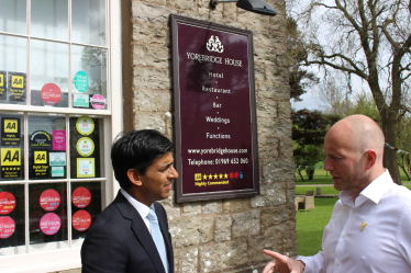 Rishi Sunak with David Reilly