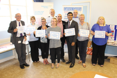 Rishi Sunak and fellow Dementia Friends
