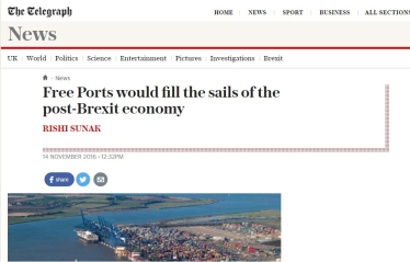 Rishi Sunak free ports