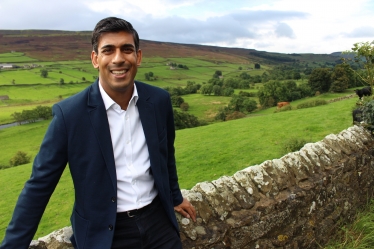 Rishi Sunak in Swaledale