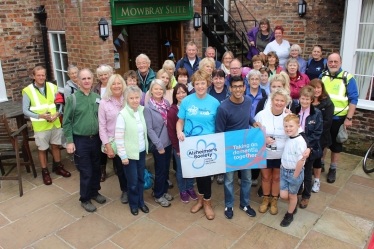 Rishi Sunak and Northallerton Memory Walk