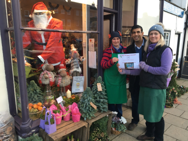 Rishi Sunak with Floral Elegance Bedale