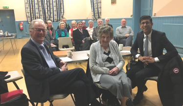 Rishi Sunak at Scorton