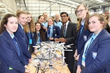 Rishi Sunak at STEM launch