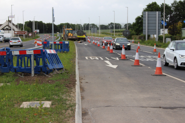 Roadworks at Scotch Corner