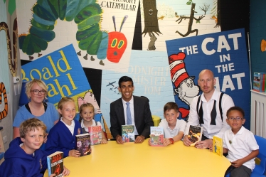 Rishi Sunak at Hutton Rudby Primary School