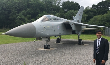 Rishi Sunak at RAF Leeming