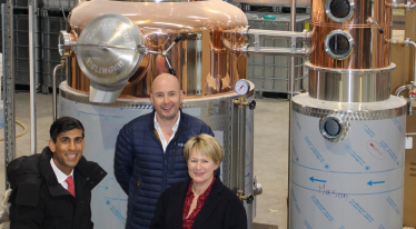 Rishi Sunak at Masons Gin