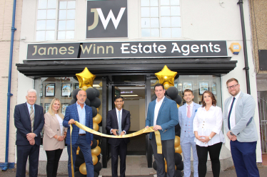 Rishi Sunak opens James Winn estate agents Northallerton