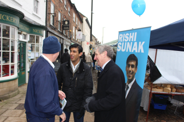 Rishi Sunak at Bedale